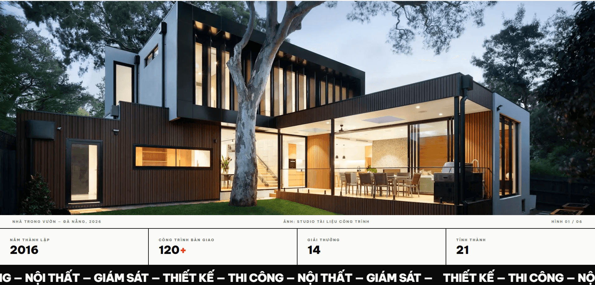 Giao diện NHÀ Studio