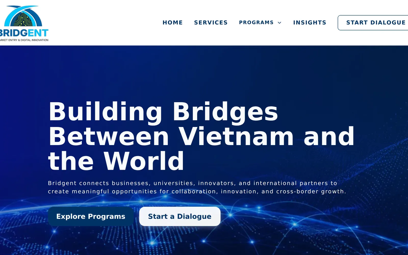 Giao diện Bridgent Viet Nam